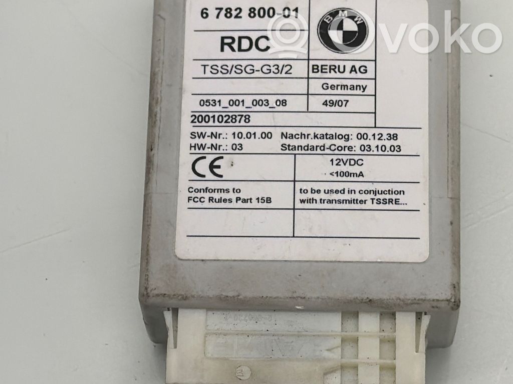 BMW 3 E90 E91 Tire pressure control unit 