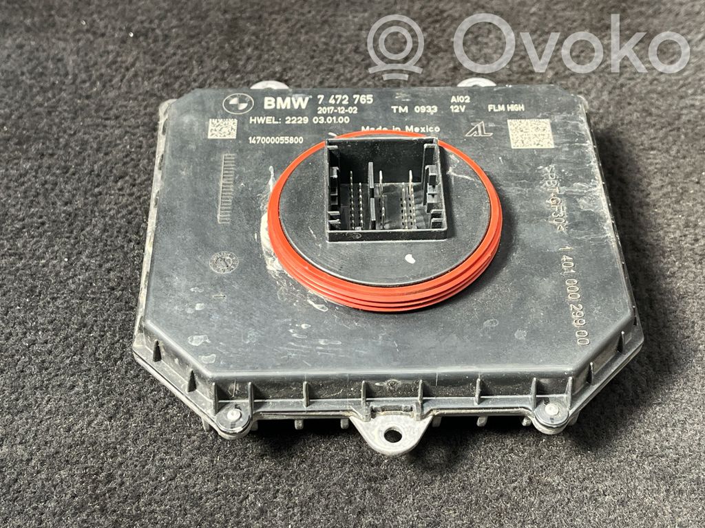 BMW X3 G01 Módulo de control de balasto LED 