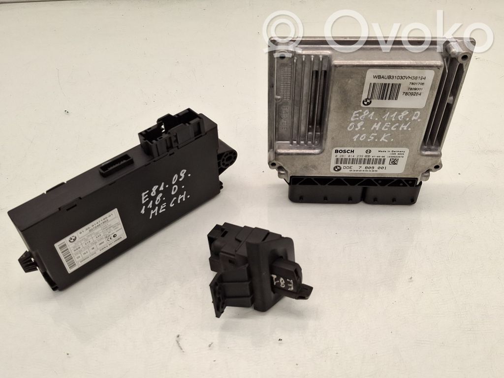 Engine ECU kit and lock set   0281014239,1039S23978,7809001