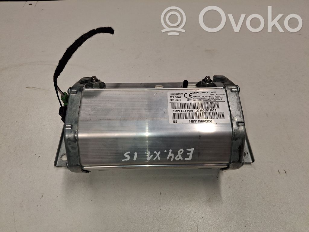 Poduszka powietrzna Airbag pasażera   34051845D,1089219980100,14B3115B0192V,39299051107S