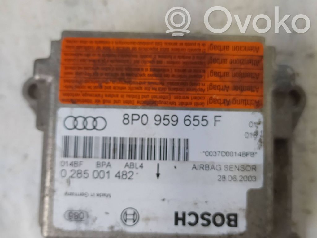 Airbag control unit/module   8P0959655F