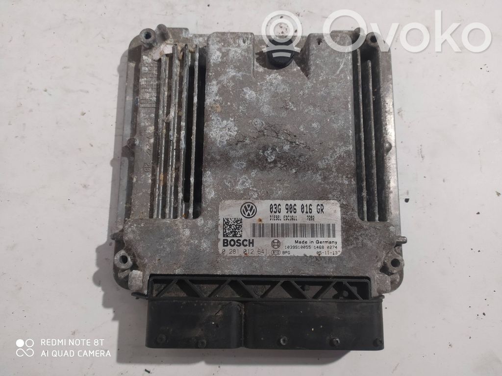 Engine control unit/module   03G906016GR,0281012641