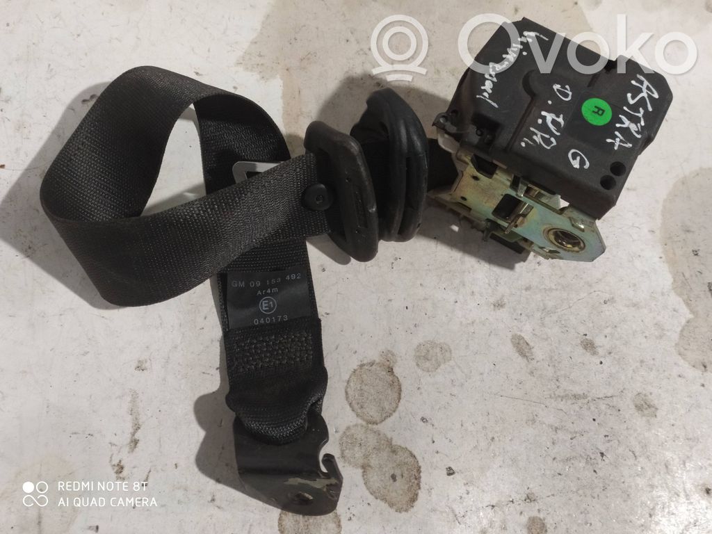 Opel Astra G Sicherheitsgurt vorne 