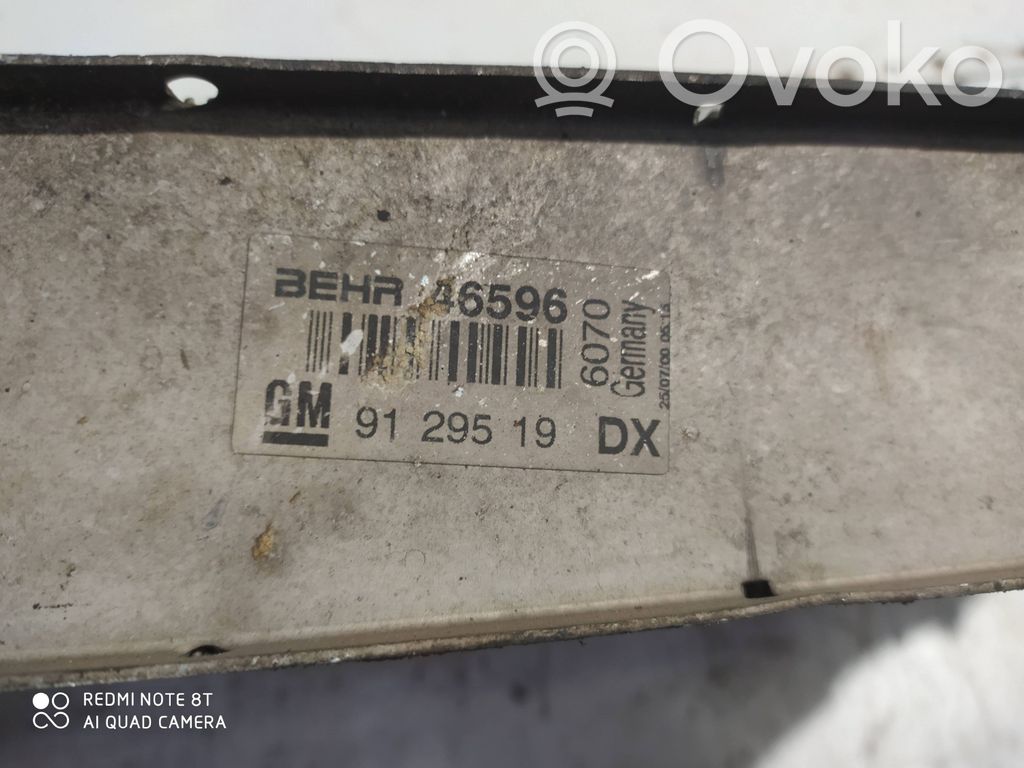 Opel Zafira A Chłodnica powietrza doładowującego / Intercooler 