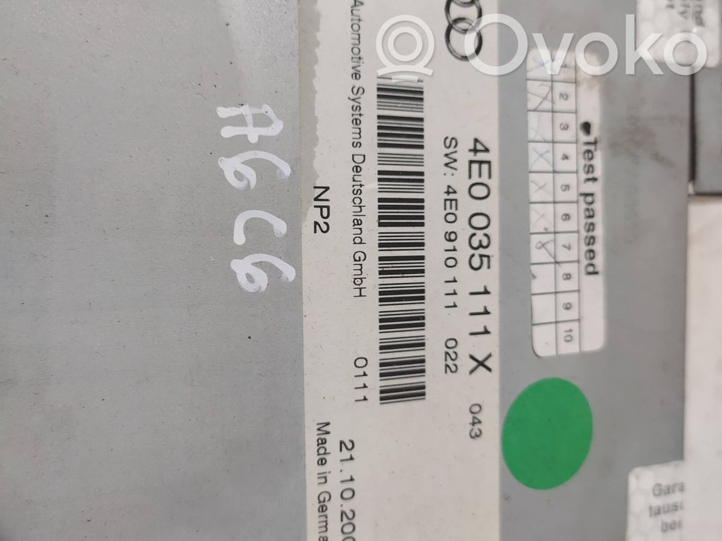Audi A6 S6 C6 4F Zmieniarka płyt CD/DVD 