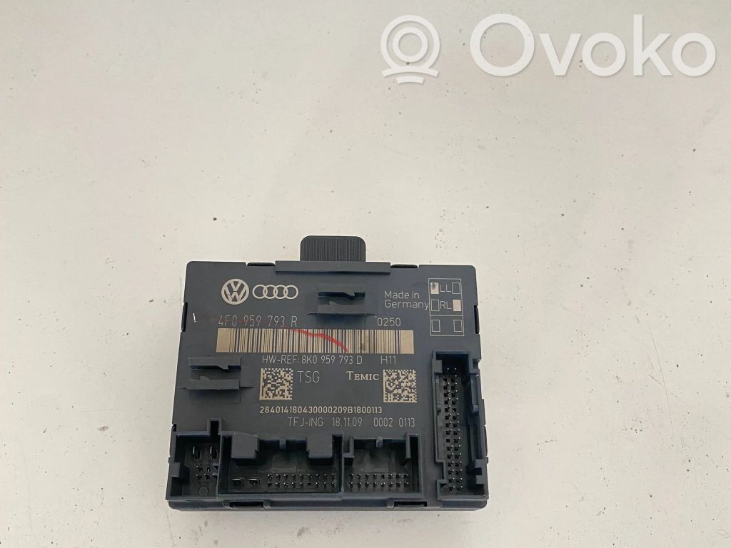 Unité de commande module de porte   4F0959793R,8K0959793D