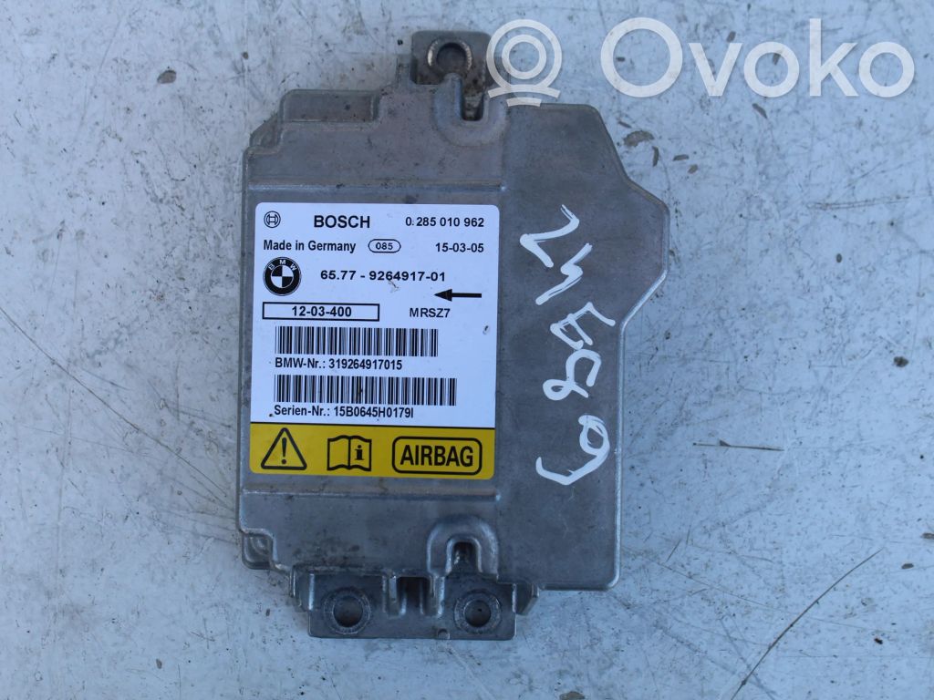 BMW Z4 E89 Unidad de control/módulo del Airbag 