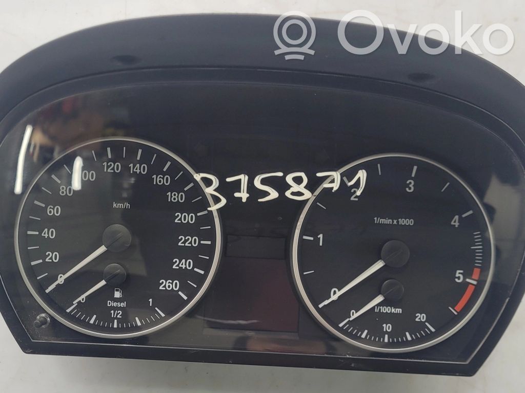 BMW 3 E90 E91 Licznik / Prędkościomierz 