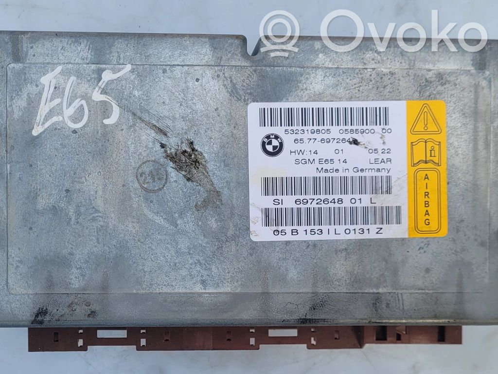 BMW 7 E65 E66 Airbagsteuergerät 
