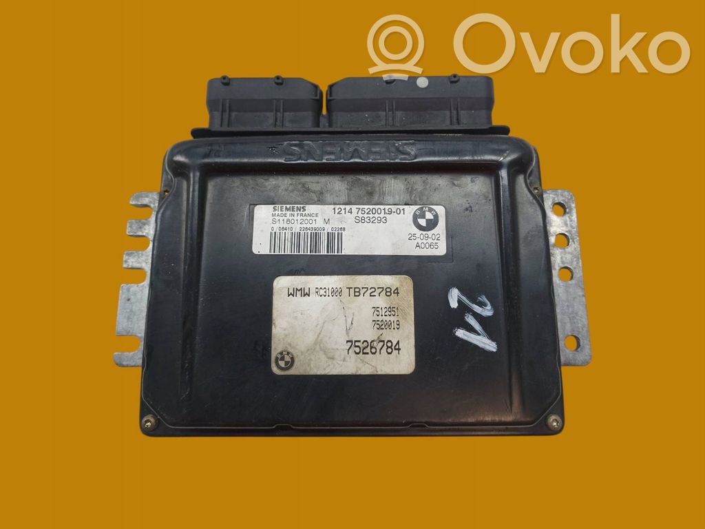 Engine control unit/module   7520019,7526784,S118012001