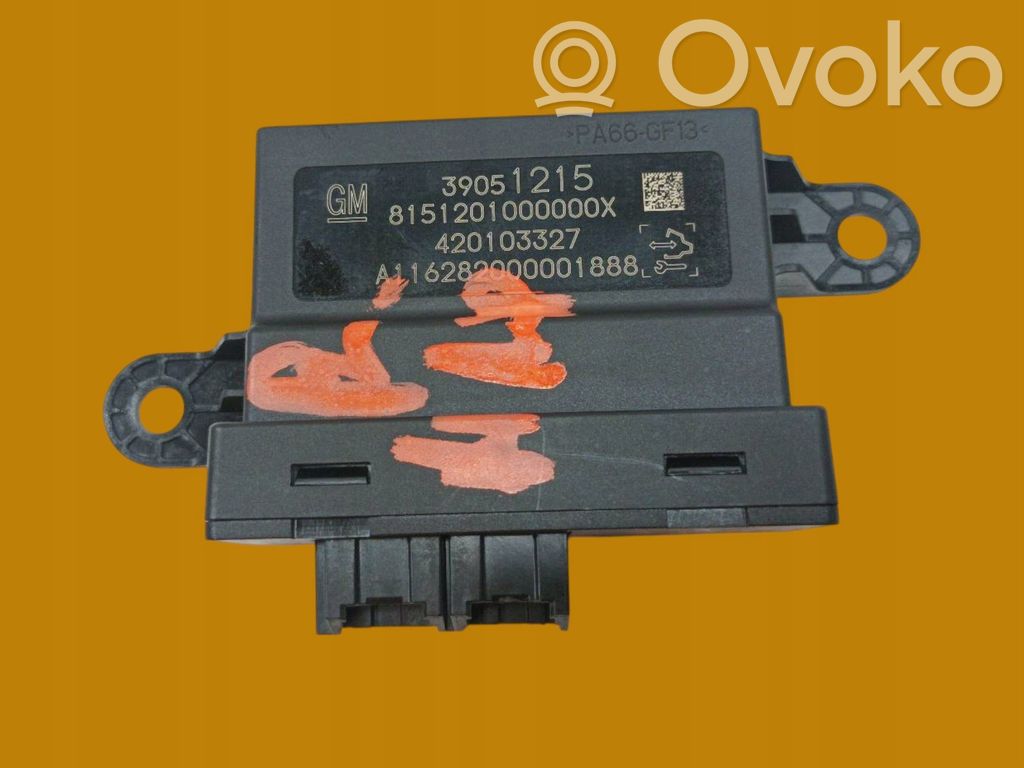 Opel Astra K Autres unités de commande / modules 