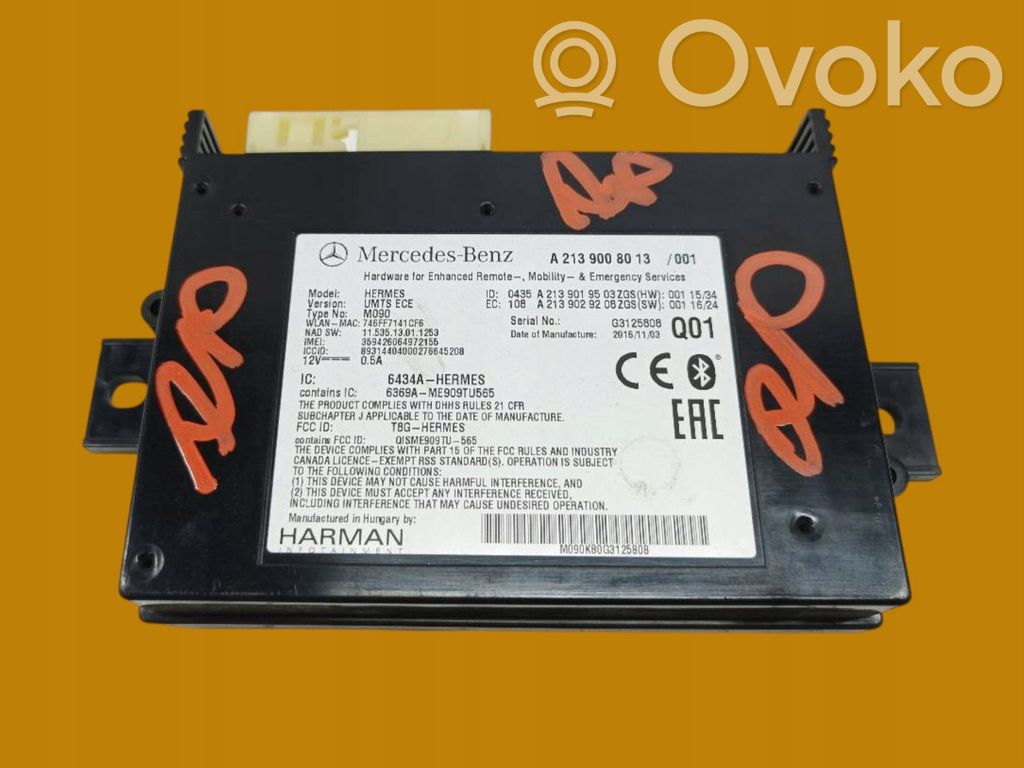 Mercedes-Benz E W213 Other control units/modules 