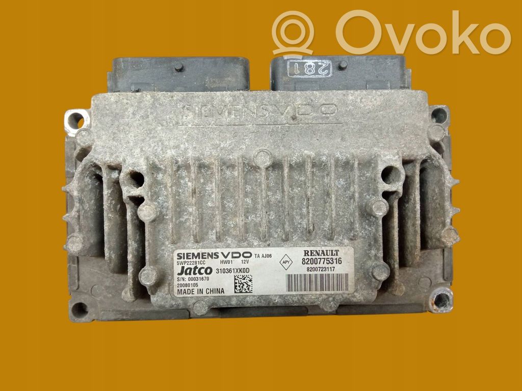 Renault Laguna III Engine control unit/module 