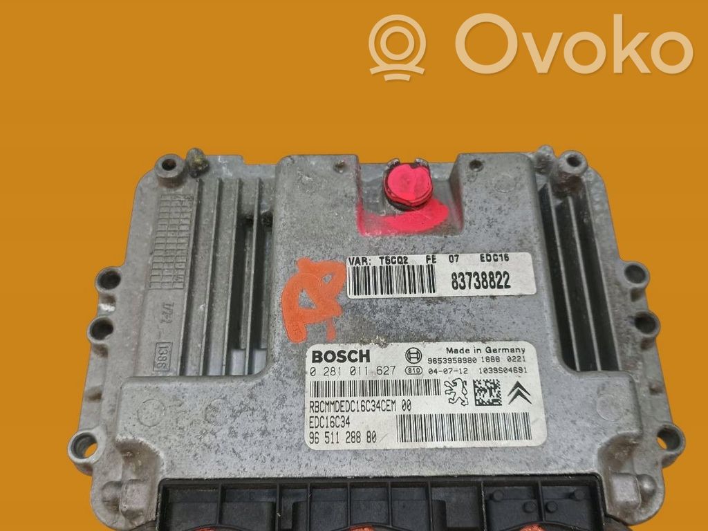 Citroen C4 I Engine control unit/module 