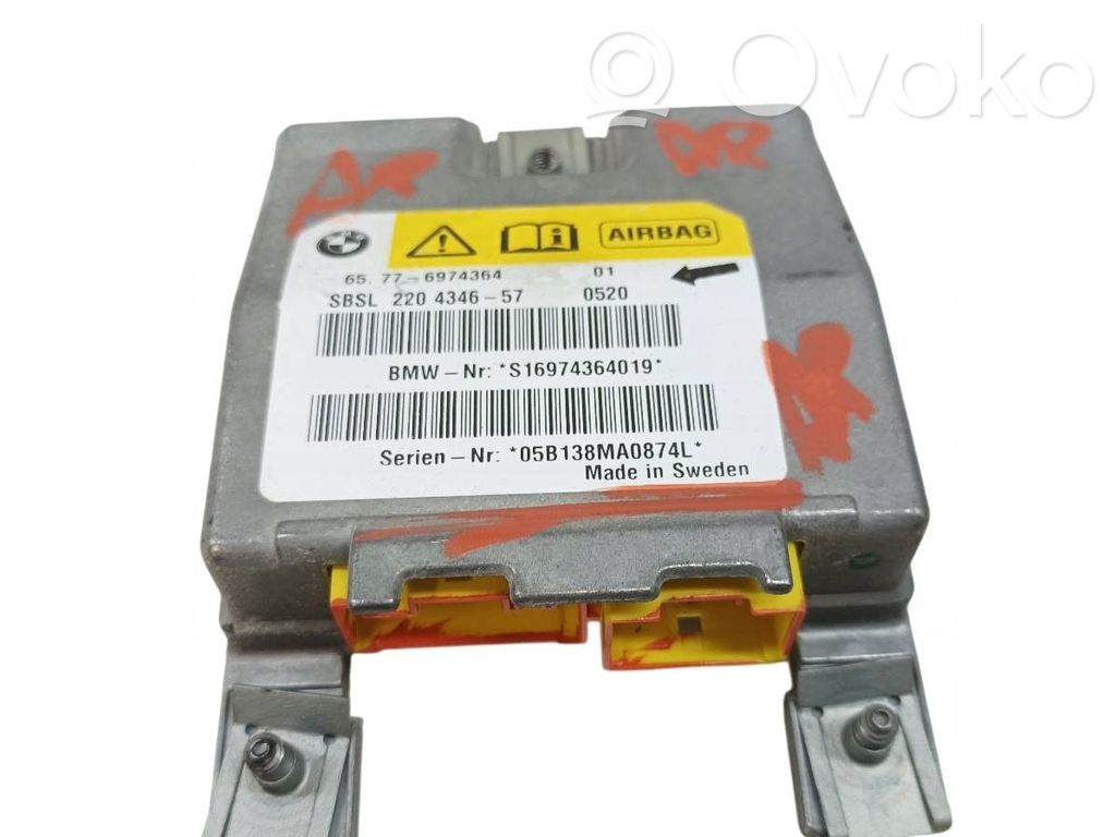 BMW 6 E63 E64 Airbag control unit/module 