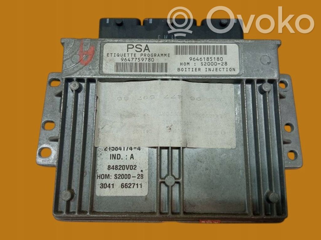 Peugeot 207 Engine control unit/module 