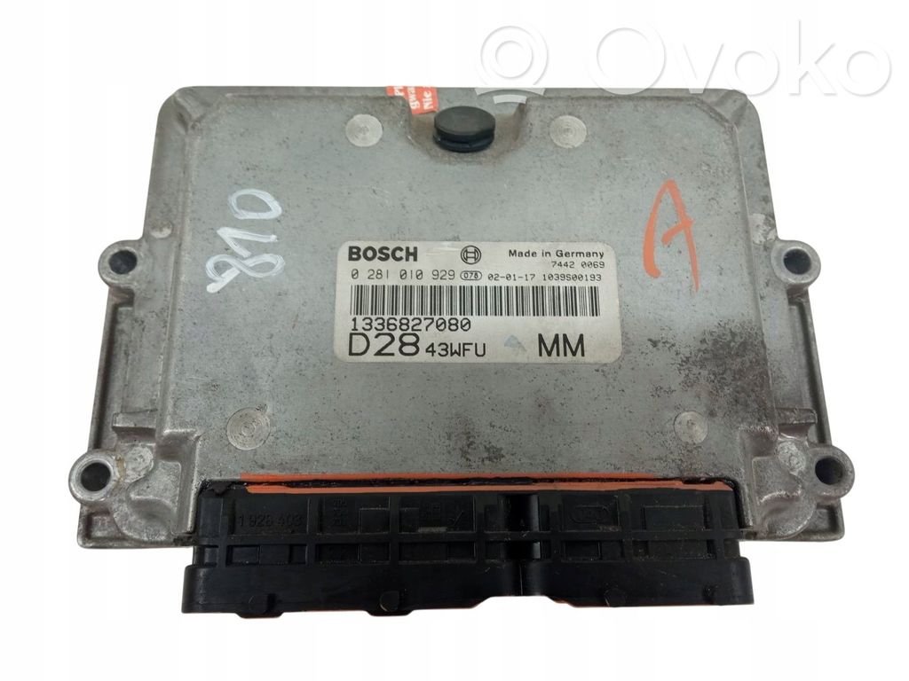 Citroen Jumper Engine control unit/module 