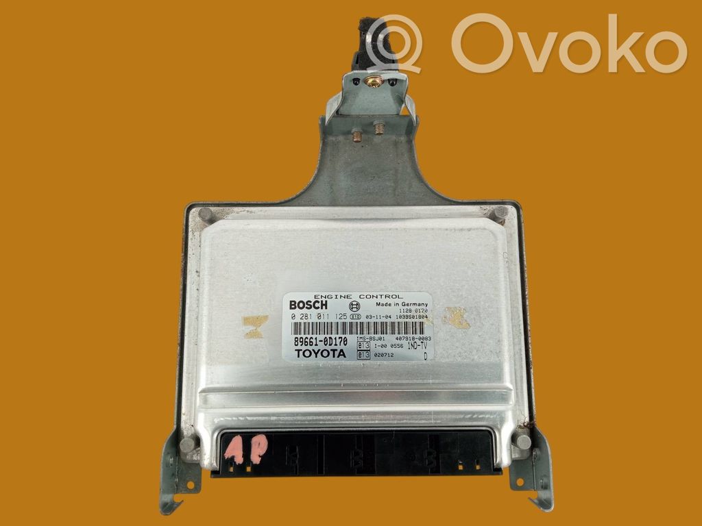 Toyota Yaris Engine control unit/module 