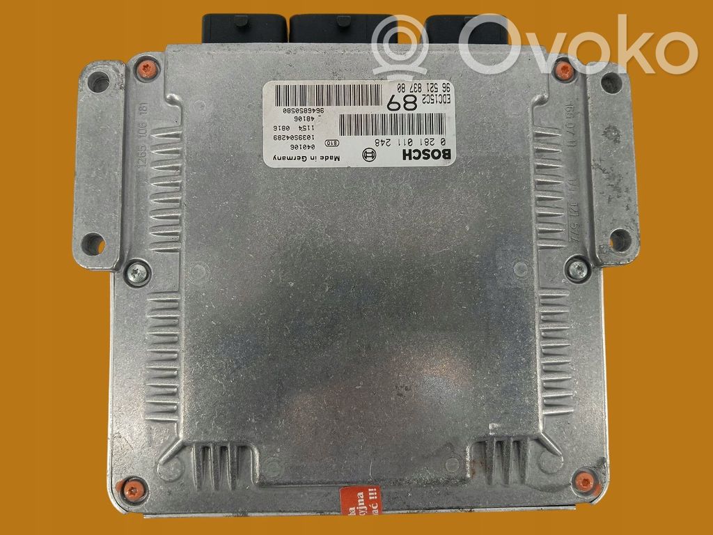 Peugeot 307 Engine control unit/module 
