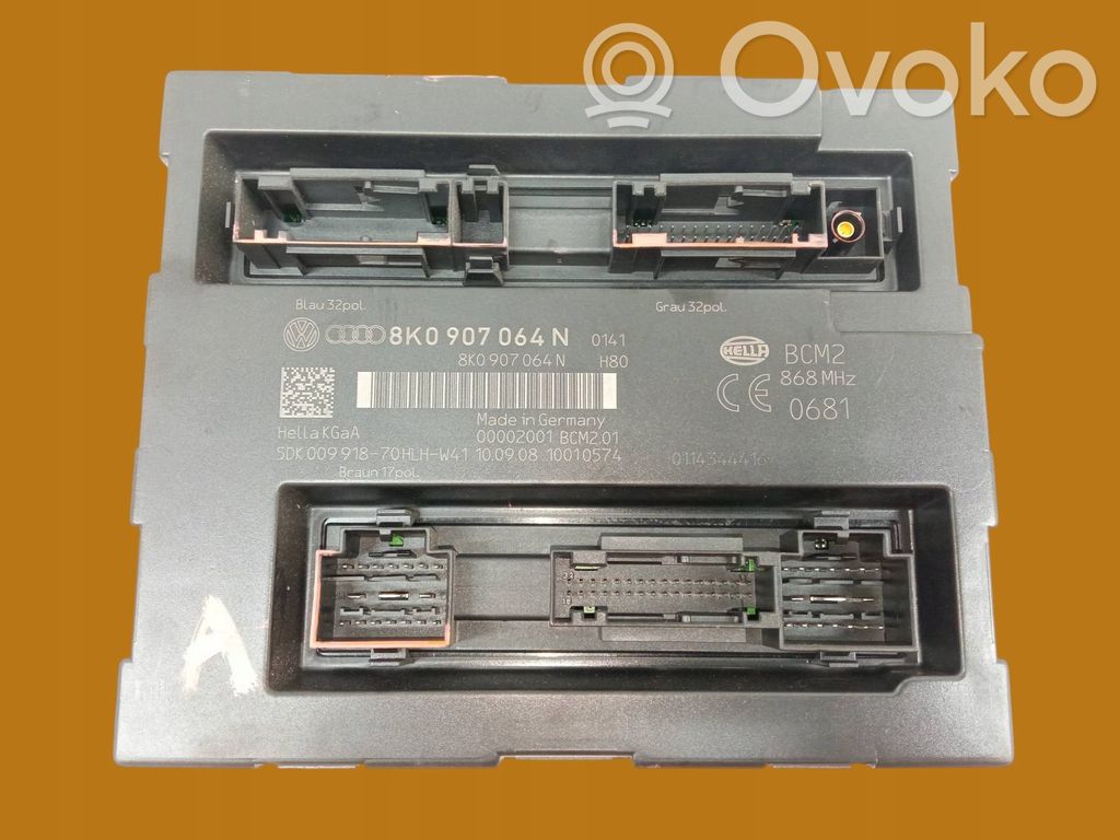 Audi A4 S4 B8 8K Modulo di controllo del corpo centrale 