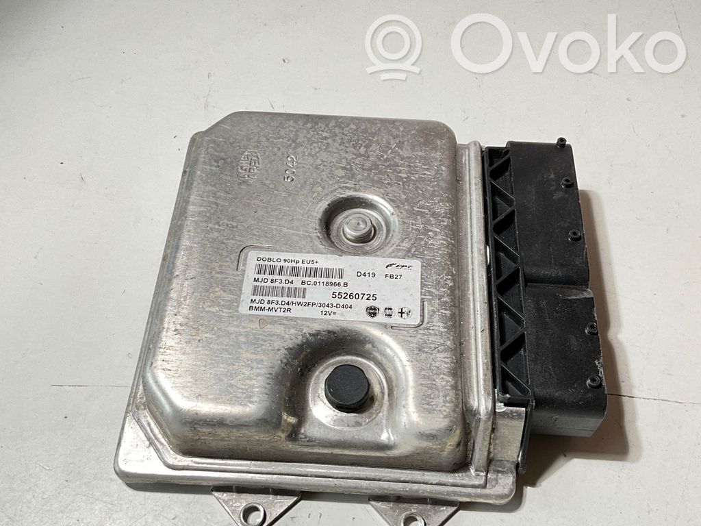Engine control unit/module   55260725,D0BL0R0H,MJD8F3D4,BC0118966B