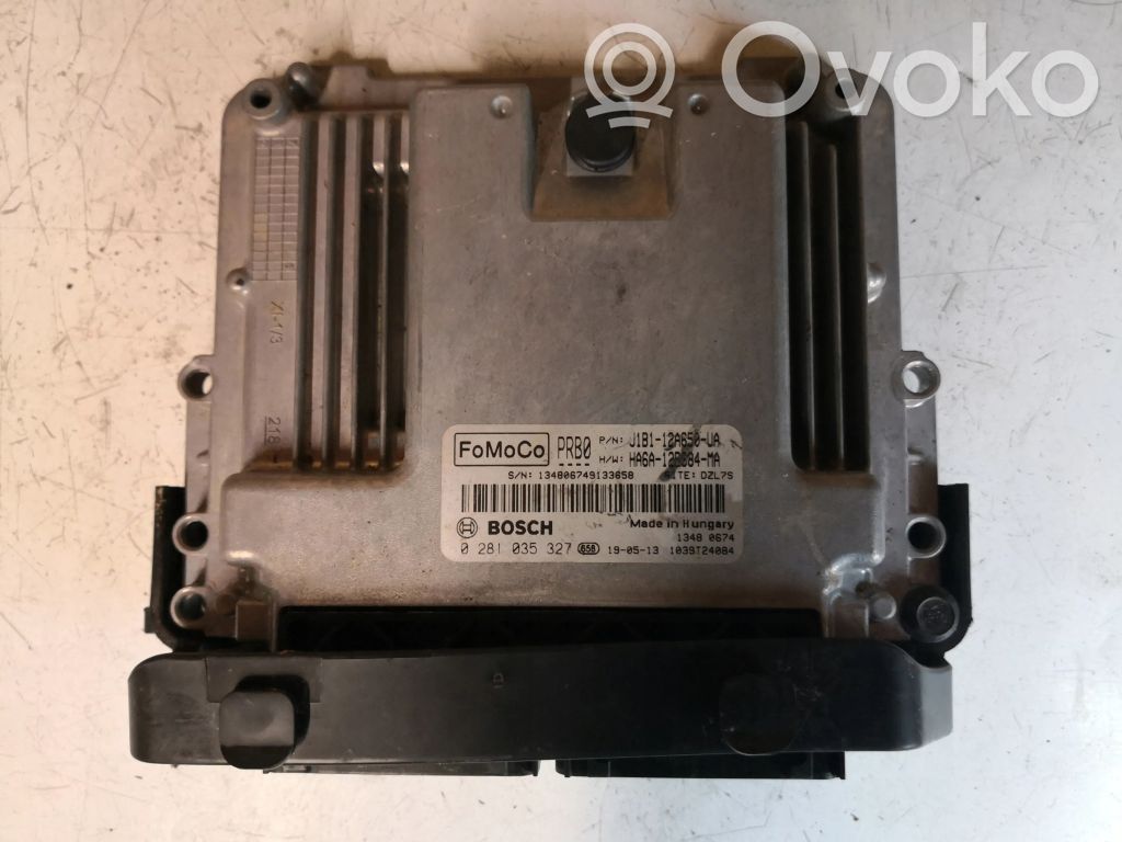 Engine control unit/module   0281035327,J1B112A650UA