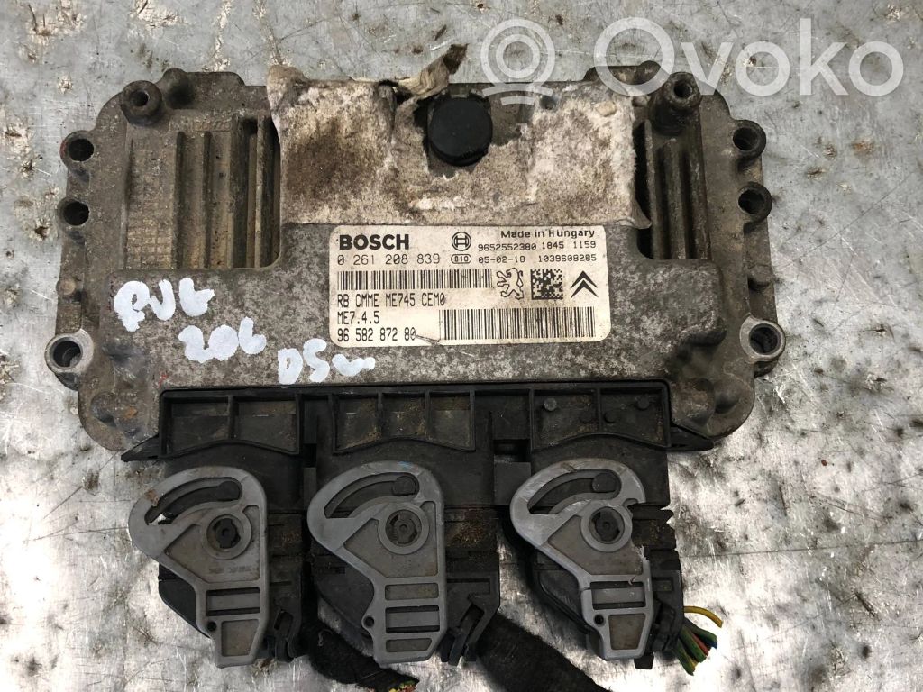 Peugeot 206 CC Engine control unit/module ECU 