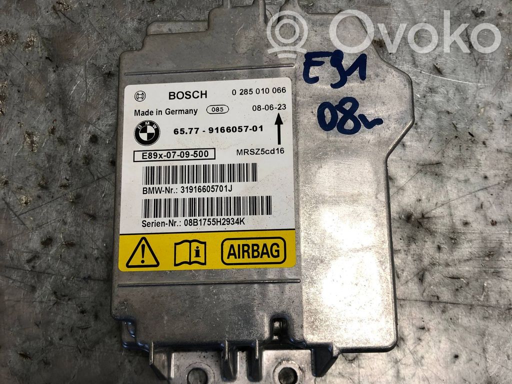 Airbag control unit/module   9166057