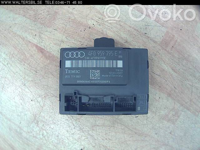 Autres unités de commande / modules   4F0959795E