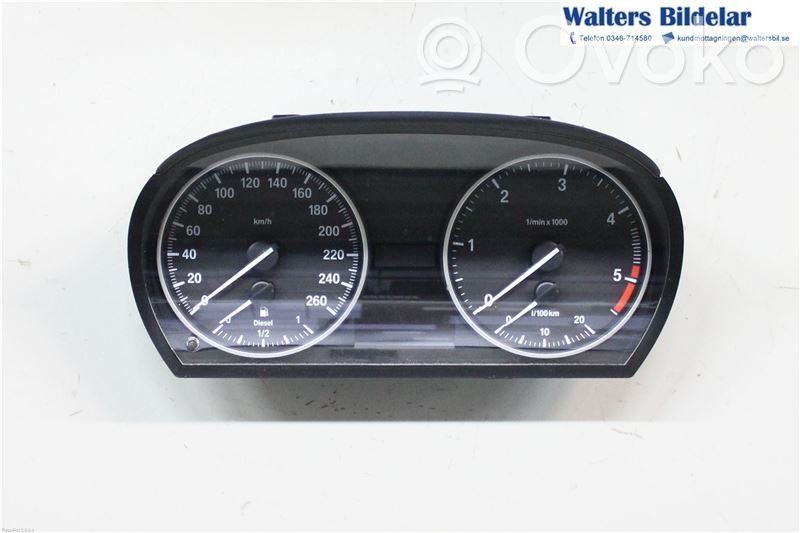 BMW 3 E90 E91 Speedometer (instrument cluster) 