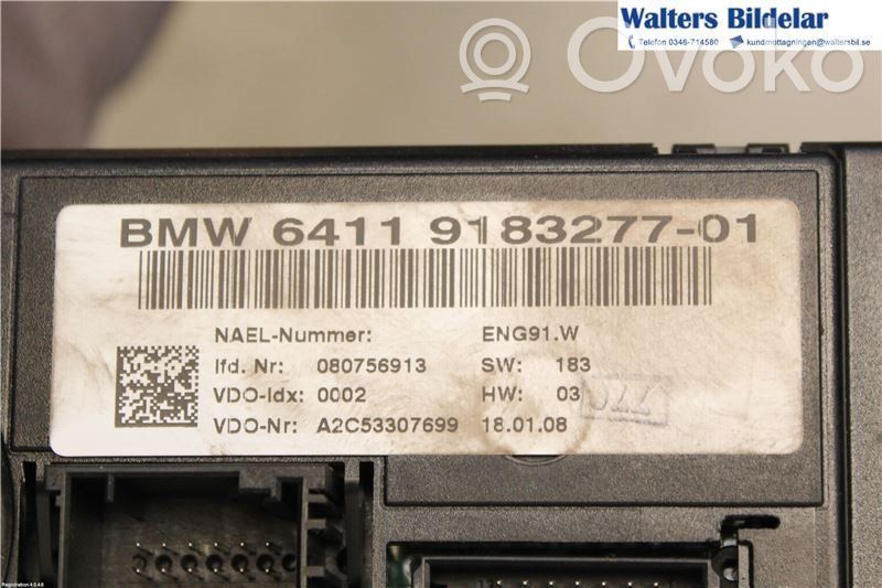 BMW 1 E82 E88 Climate control unit 