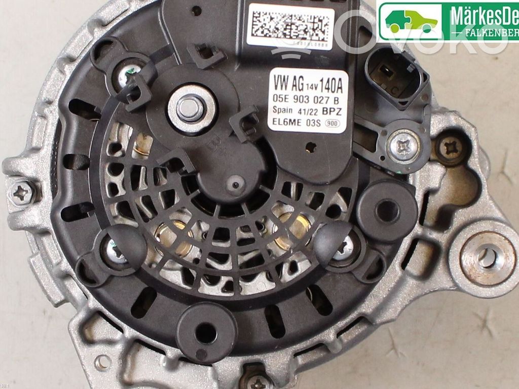 Alternator   05E903027BX,05E903027B,05E903027B
