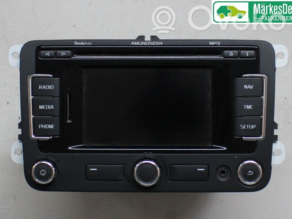 Skoda Superb B6 (3T) Panel / Radioodtwarzacz CD/DVD/GPS 