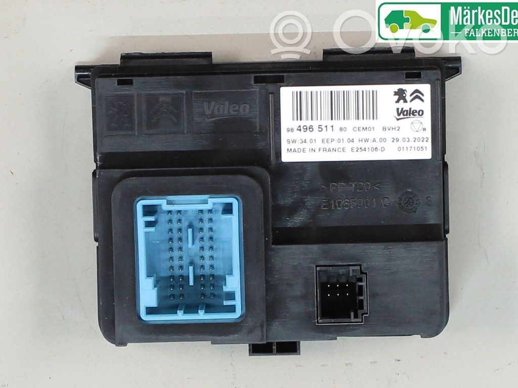 Citroen C3 Air conditioning/heating control unit 