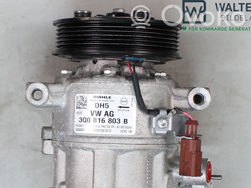 Volkswagen Caddy Compresor (pompă) aer condiționat (A/C)