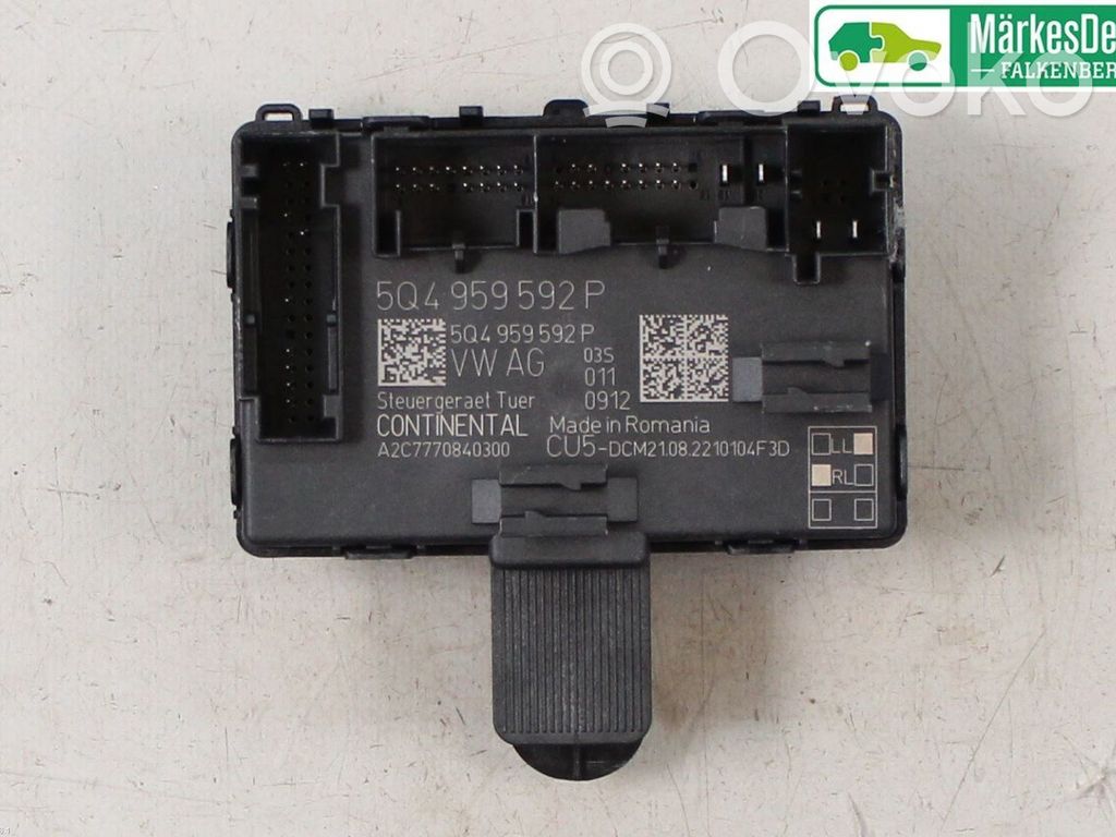 Skoda Superb B8 (3V) Centralina/modulo portiere 