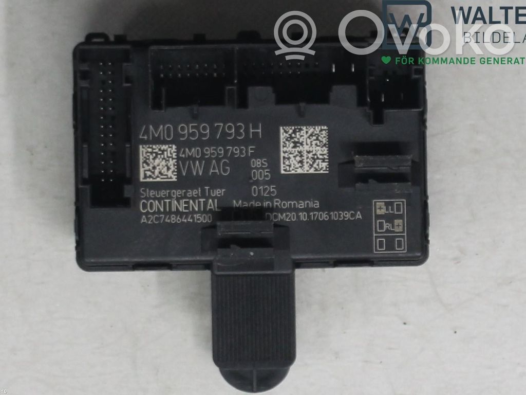 Audi Q7 4M Centralina/modulo portiere 
