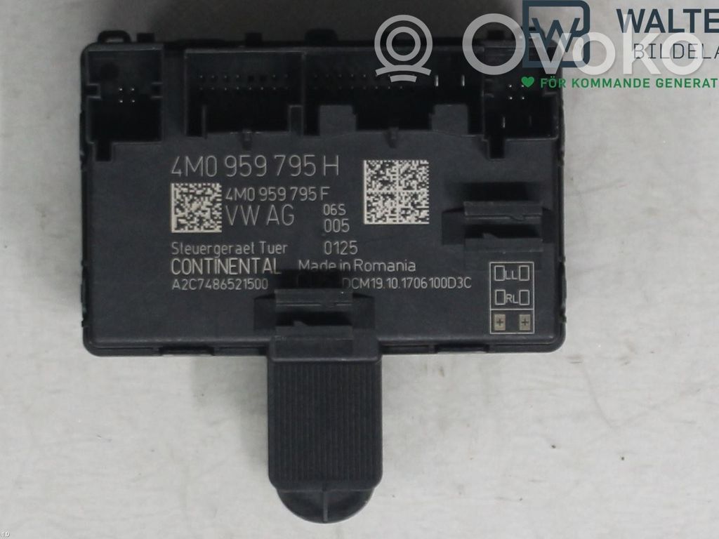 Unité de commande module de porte   4M0959795H,4M0959795H,4M0959795H