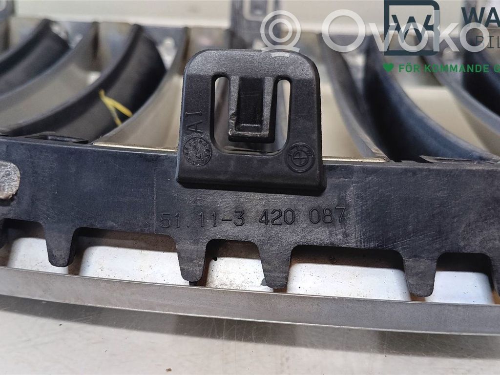 BMW X3 E83 Front bumper lower grill 