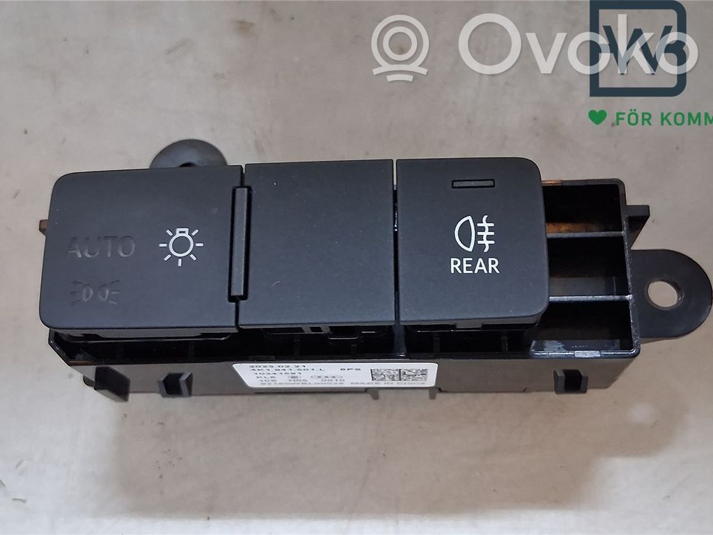 Audi A3 8Y Interruptor de luz 