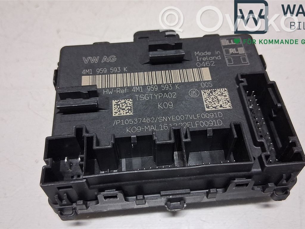 Audi A6 S6 C8 4K Unité de commande module de porte 