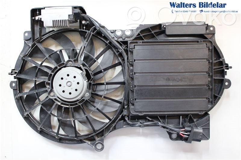 Audi A6 S6 C6 4F Elektrisks radiatoru ventilators 