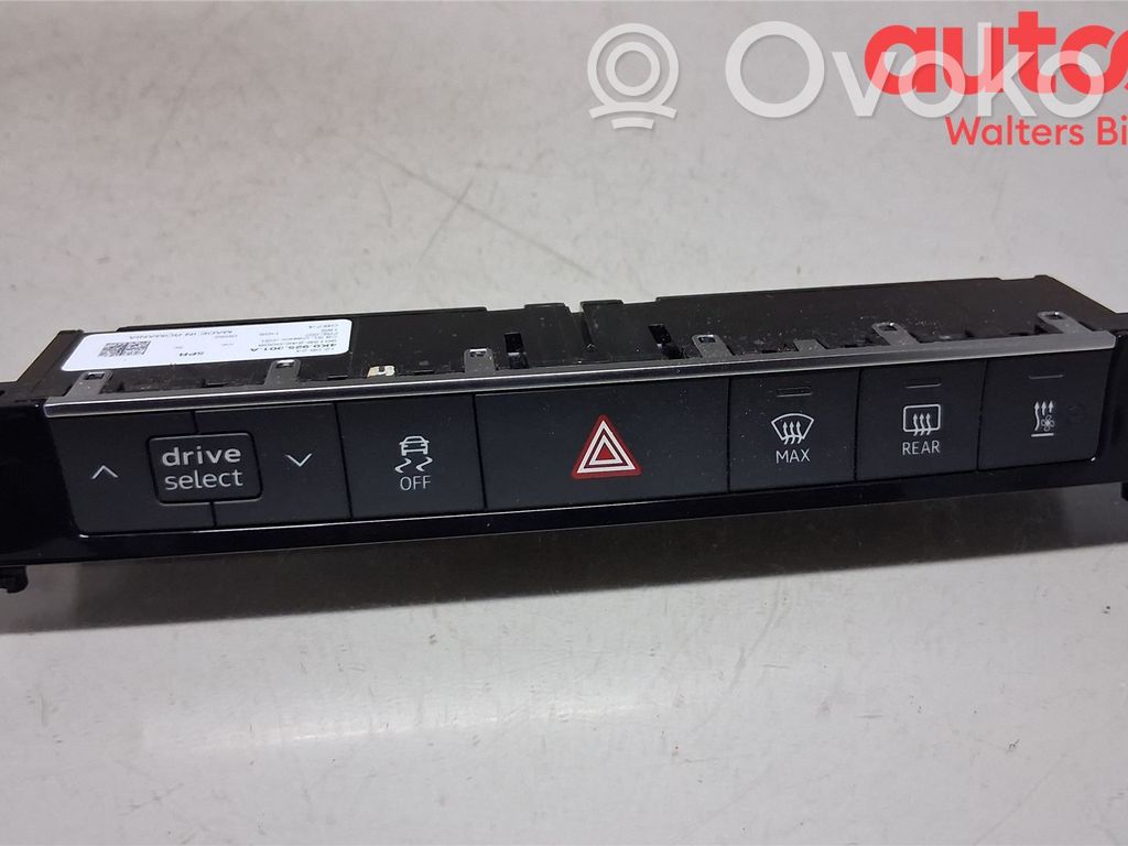 Audi A6 S6 C8 4K Botón interruptor de luz de peligro 