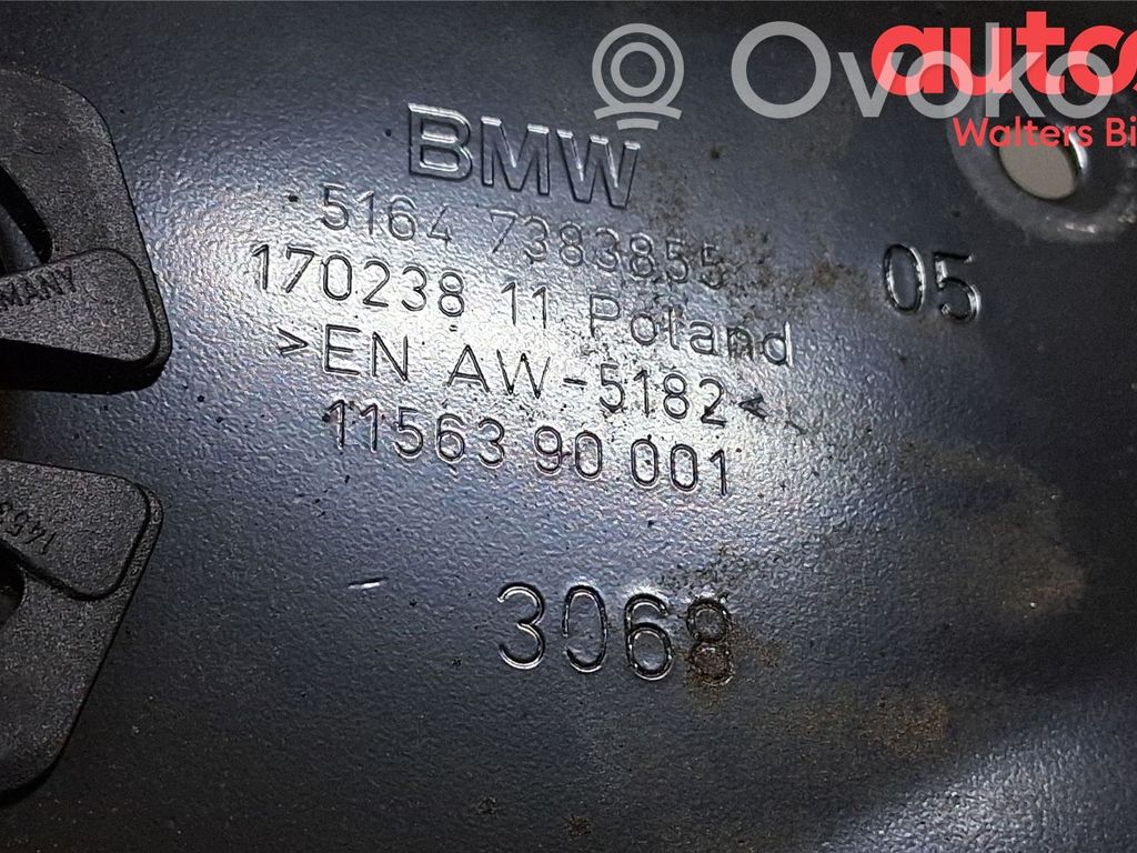 Panel mocowania chłodnicy / góra   51647383855,51647383855,51647383855