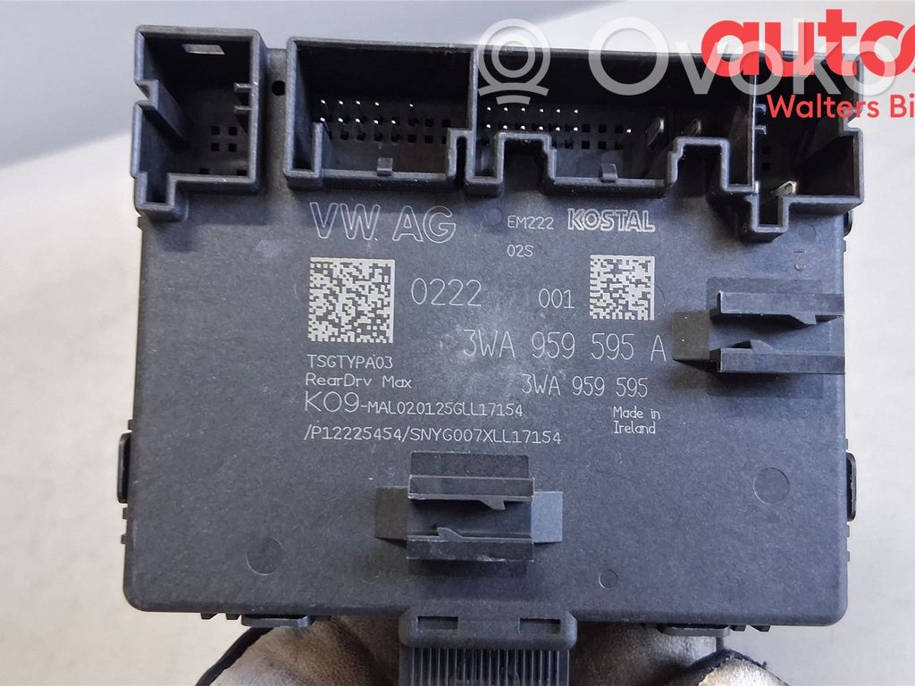 Skoda Superb B9 Unité de commande module de porte 