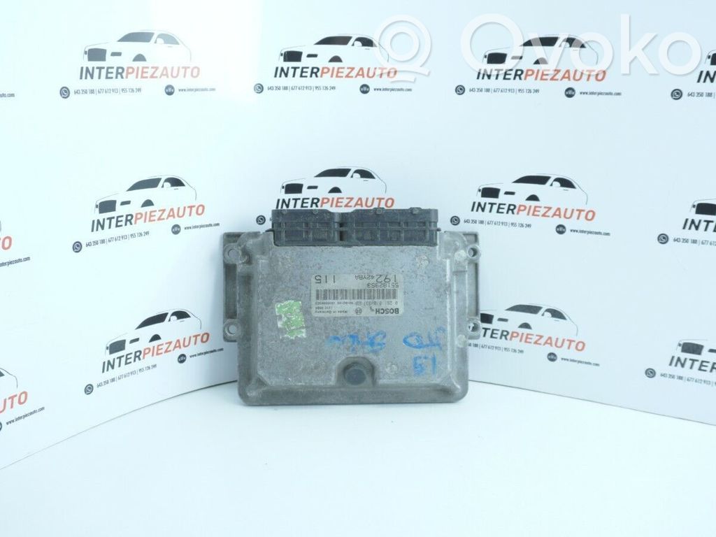 Engine control unit/module   55182953,19242YBA