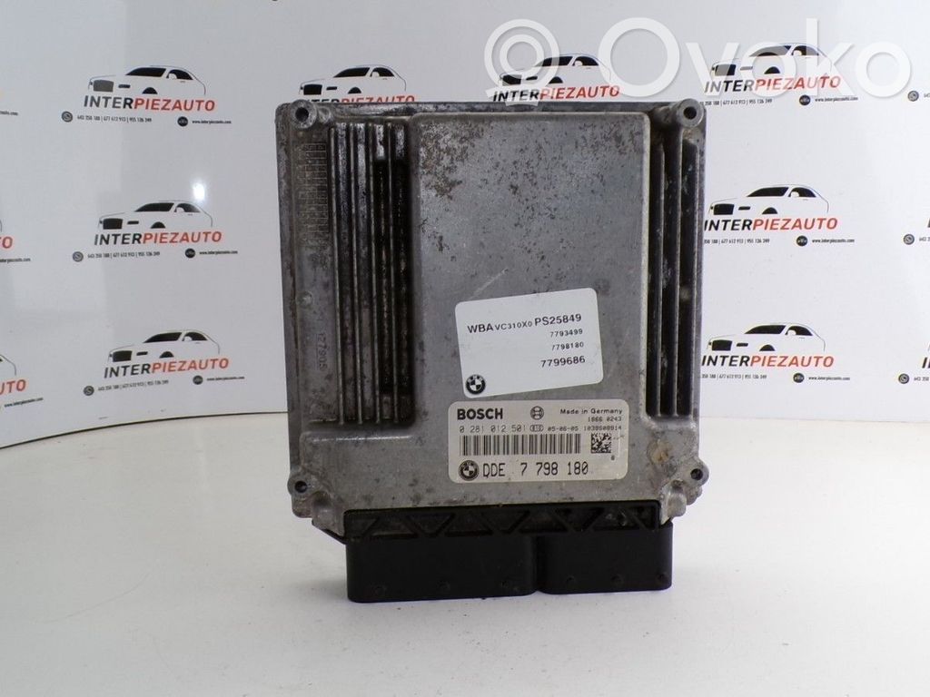 Engine control unit/module   0281012501,DDE7798180