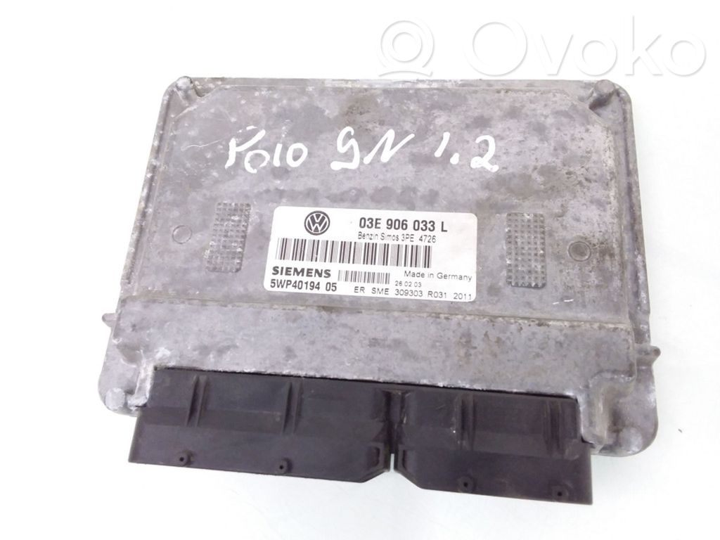 Volkswagen Polo Sterownik / Moduł ECU 