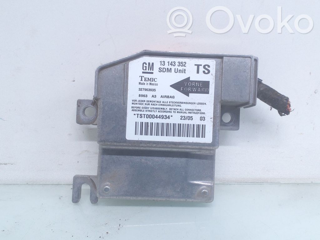 Opel Combo C Airbag control unit/module 