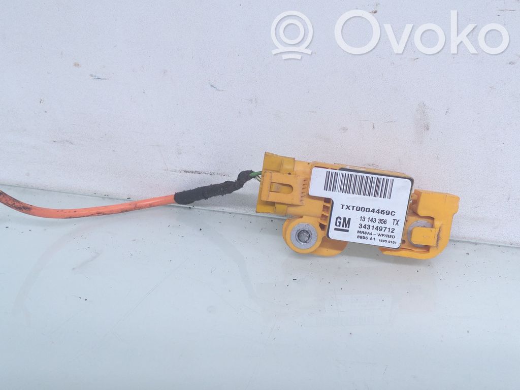 Opel Combo C Airbagsensor Crashsensor Drucksensor 
